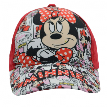 Caciuli si palarii de vara fete - Sapca pentru fete Sun City Minnie Mouse EP4024RO-52, Rosu