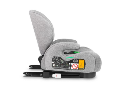 Scaun auto inaltator, pentru copii cu inaltimea 125-150 cm, Caretero Irbis 322388, Gri [2]