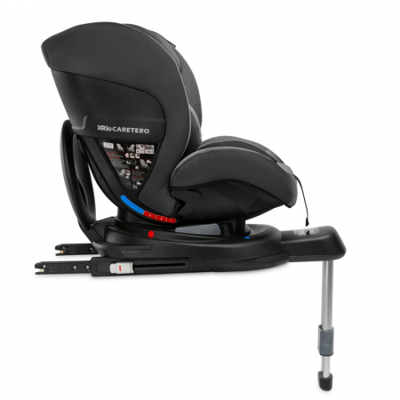 Scaun auto rotativ cu sistem isofix 0-22 kg, 40-105 cm Caretero RIO I-SIZE 306920, Gri [4]