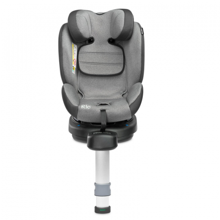 Scaun auto rotativ cu sistem isofix 0-22 kg, 40-105 cm Caretero RIO I-SIZE 306920, Gri [3]
