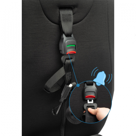 Scaun auto rotativ cu sistem isofix+Top Teather, 40-150 cm, 0-36 kg, 0 luni+, Caretero Commo I-Size 030173BL, Bleumarin [4]