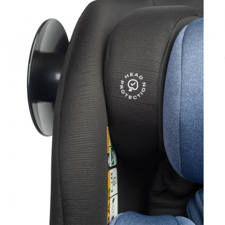 Scaun auto rotativ cu sistem isofix+Top Teather, 40-150 cm, 0-36 kg, 0 luni+, Caretero Commo I-Size 030173BL, Bleumarin [17]