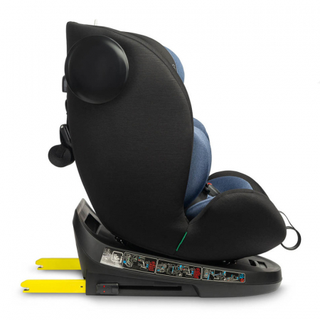 Scaun auto rotativ cu sistem isofix+Top Teather, 40-150 cm, 0-36 kg, 0 luni+, Caretero Commo I-Size 030173BL, Bleumarin [10]