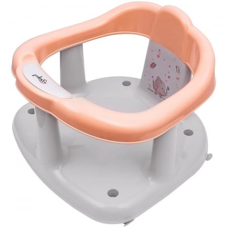 Cadite si suporturi bebelusi - Scaun de baie pentru bebe Maltex Panda 6300-41, Gri