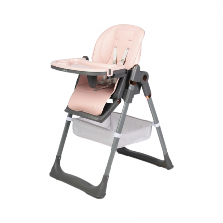 Scaune de masa bebe - Scaun de masa 2 in 1, Caretero Vars 398235, Roz