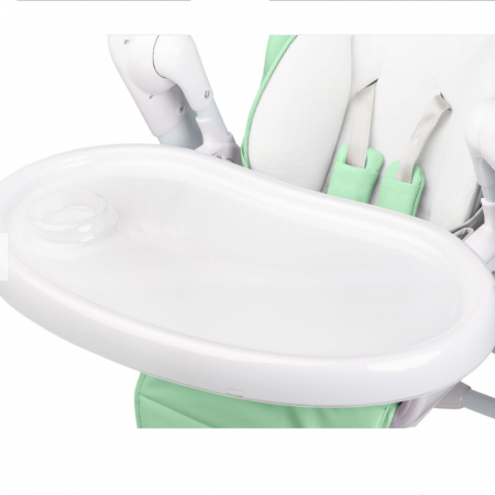 Scaun de masa 2 in 1 cu leagan electric Caretero Indigo 305480-V, Verde [4]