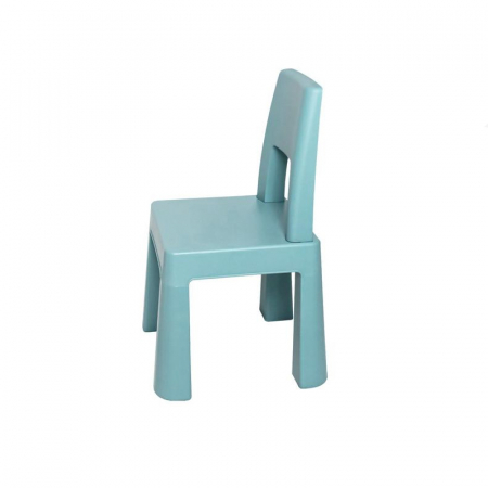 Mobilier - Scaunel cu spatar pentru copii 55 x 28 x 28 cm Mini Junior SCMJ-3, Albastru