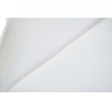 Scutec din muselina  70 x 80 cm pentru bebelusi Mini Junior SMUS-01, Alb [1]