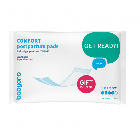 Set 10 absorbante postnatale BabyOno 597, Alb [2]