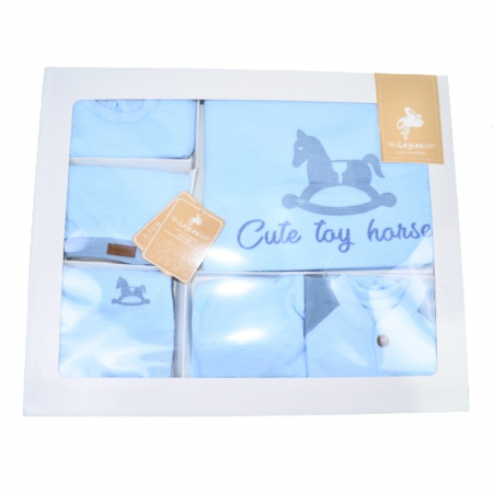 Set 10 piese pentru baietel Mini Junior S10P-MJ, Albastru [1]