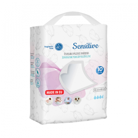 Set 10 pleduri impermeabile de unica folosinta 90 x 60 cm Akuku A0501, Alb [1]