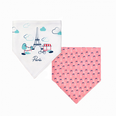 Bavete - Set 2 bavete din bumbac pentru bebelusi BabyOno 879/07