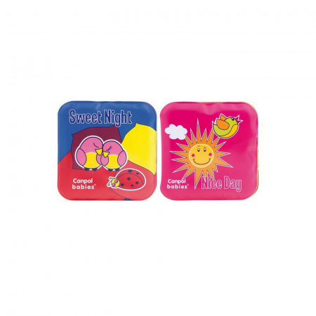 Set 2 carti educative pentru baie Canpol Babies 0201213, Multicolor [0]