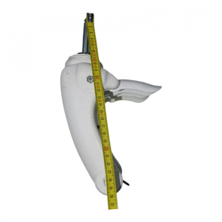 Set 2 furci fata pivotanta cu osie fara roata pentru carucior BabyActive FPR3006-2, Alb [3]