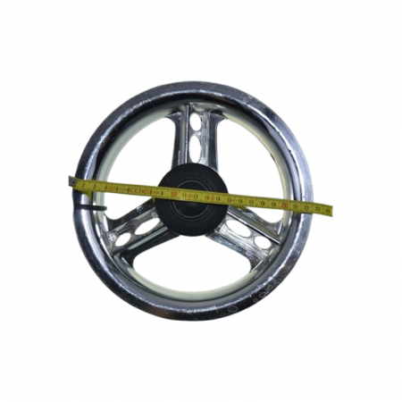 Set 2 jante spate, din plastic, pentru carucior BabyActive, JC3006-2, Gri [2]
