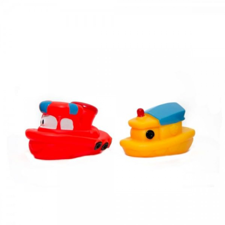 Joaca, activitati si ambalaje - Set 2 jucarii de baie Hencz Toys Barcute 860H, Multicolor