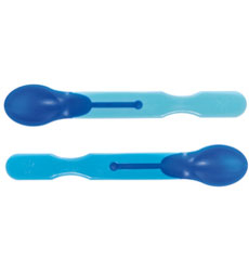 Vesela si tacamuri bebelusi - Set 2 lingurite pentru copii MAM 81402-T