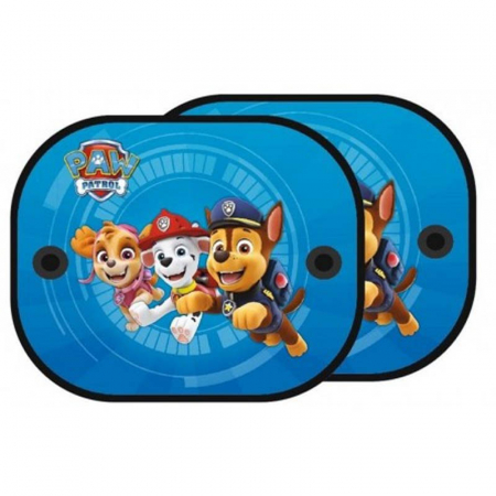 Scaune auto - Set 2 parasolare auto cu ventuza 45 x 36,5 cm Paw Patrol Nickelodeon 738314, Albastru