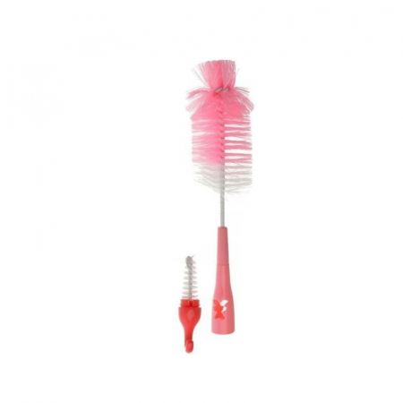 Biberoane si tetine - Set 2 perii pentru curatarea biberoanelor si a tetinelor Akuku A0338R