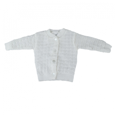 Set 2 piese bluza si caciula pentru fete Mini Junior KN3-56, Alb [2]