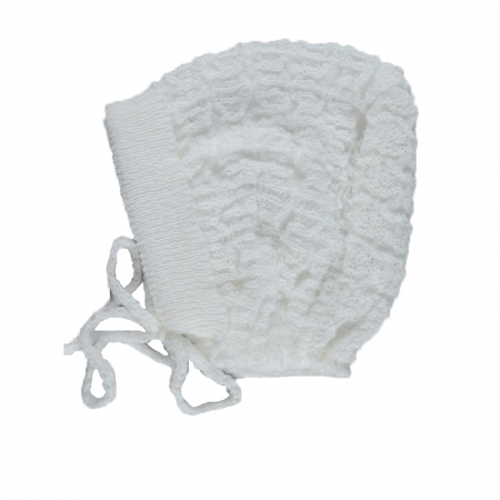 Set 2 piese bluza si caciula pentru fete Mini Junior KN3-56, Alb [1]