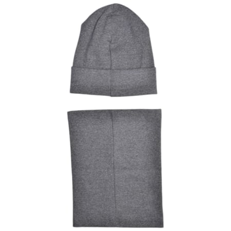 Set 2 piese caciula si guler, pentru baieti, Mini Junior C3010G-48, Gri [2]