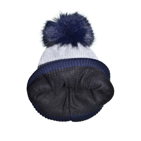 Set 2 piese caciula si guler pentru baieti, Mini Junior CG3110G-3, Gri [2]