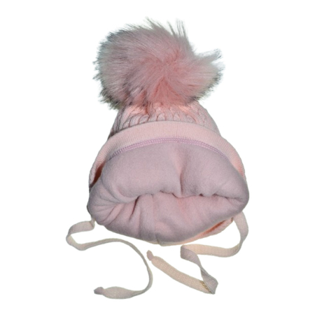 Set 2 piese caciula si guler pentru fete, Mini Junior CF3110R-6, Roz [2]