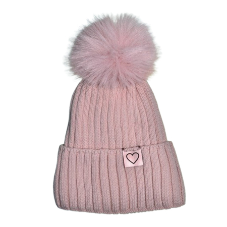 Set 2 piese caciula si guler pentru fete, Mini Junior CF3110R4-3, Roz [2]