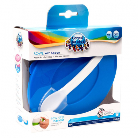 Set 2 piese castron si lingurita 9+ luni Canpol Babies 31/406AL [4]