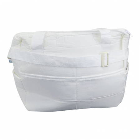 Set 2 piese landou si geanta pentru bebelusi OEM 01010, Alb [2]