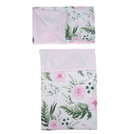 Set 2 piese lenjerie de pat cu 2 fete Sensillo 4363, Roz [1]