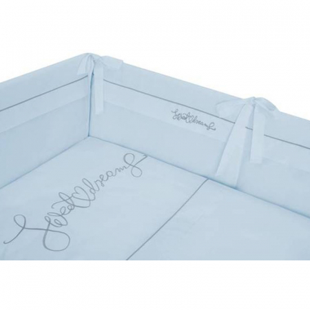 Set 3 piese lenjerie de pat pentru copii 100 x 135 cm Sweet Dreams Belisima P02-0538, Albastru [3]