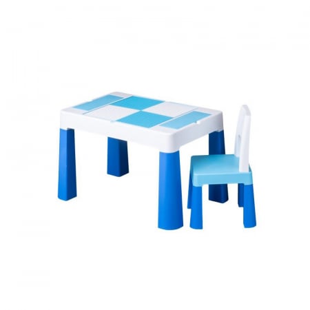 Mobilier - Set 2 piese masuta si scaunel 72 x 47 cm Tega Baby 015860, Albastru