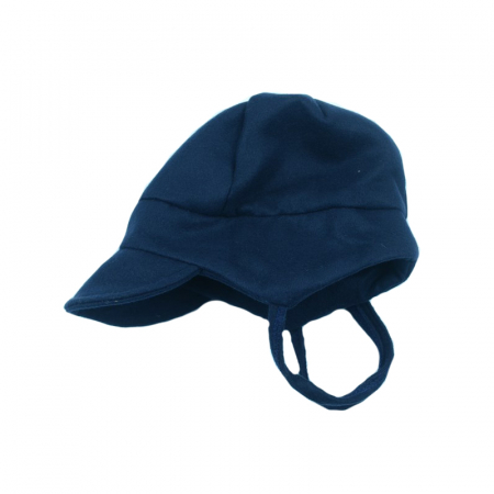 Set 2 piese palton si caciula baieti Micul Vip PCBB1B-74, Bleumarin [2]