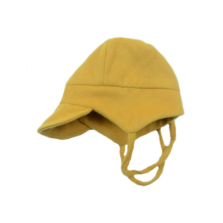 Set 2 piese palton si caciula baieti Micul Vip PCBB1G-74, Galben [1]