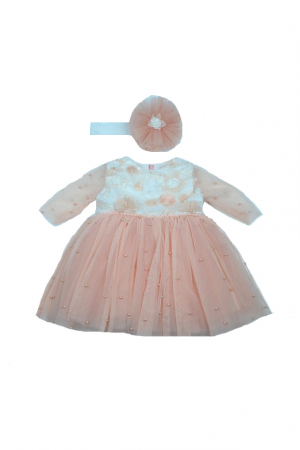 Botezul bebelusului - Set 2 piese pentru fete Colibri 1178-R