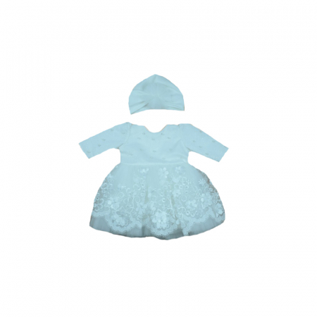 Botezul bebelusului - Set 2 piese pentru fete Mini Junior 149006-A2