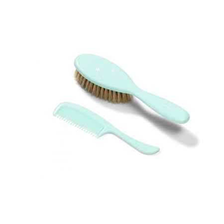 Articole de ingrijire - Set 2 piese perie si pieptan BabyOno 567-03, Verde