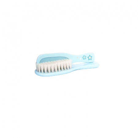Set 2 piese perie si pieptan Canpol Babies 7/406, Albastru [3]