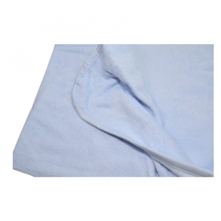 Set 2 piese, prosop cu gluga si batista, pentru baieti, 95 x 80 cm, Mini Junior PRS0109A2, Albastru [3]