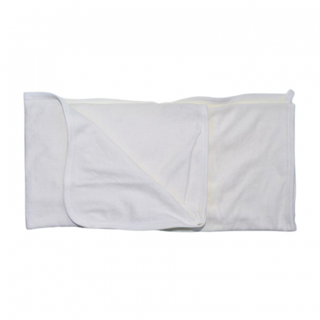 Set 2 piese, prosop cu gluga si batista, pentru baieti, 95 x 80 cm, Mini Junior PRS0109A3, Alb [3]