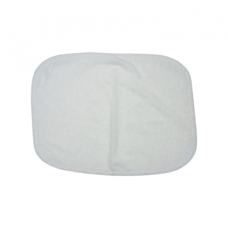 Set 2 piese, prosop cu gluga si batista, pentru baieti, 95 x 80 cm, Mini Junior PRS0109A3, Alb [2]