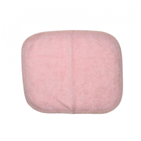 Set 2 piese, prosop cu gluga si batista, pentru baieti, 95 x 80 cm, Mini Junior PRS0109R2, Roz [4]