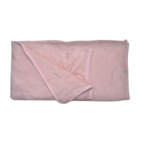 Set 2 piese, prosop cu gluga si batista, pentru baieti, 95 x 80 cm, Mini Junior PRS0109R2, Roz [3]