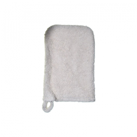 Set 2 piese, prosop cu gluga si manusa, pentru copii, 75 x 75 cm, Mini Junior PRS4201B, Bej [2]