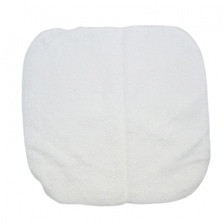 Set 2 piese prosop cu gluga si batista pentru fete Baby Line PPB124, Alb [2]