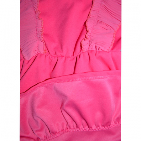 Set 2 piese rochie eleganta cu maneca lunga si geanta pentru fete JDJ 270323-31, Fucsia [2]