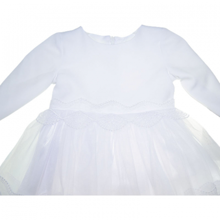 Rochie eleganta pentru fete LULU DESIGN 141123, Alb [2]
