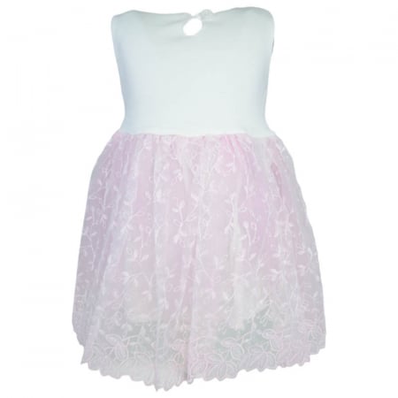 Set 2 piese rochie eleganta si bolero pentru fete Cankus 270323, Roz [3]